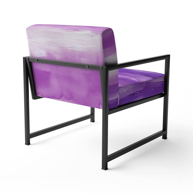Designart "From the Shore" Upholstered Beach Accent Chair - Nautical & Coastal Arm Chair For Bedroom