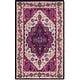 preview thumbnail 22 of 40, SAFAVIEH Handmade Bellagio Georgina Modern Oriental Wool Rug 2' x 3' - Ivory/Pink - Rectangle