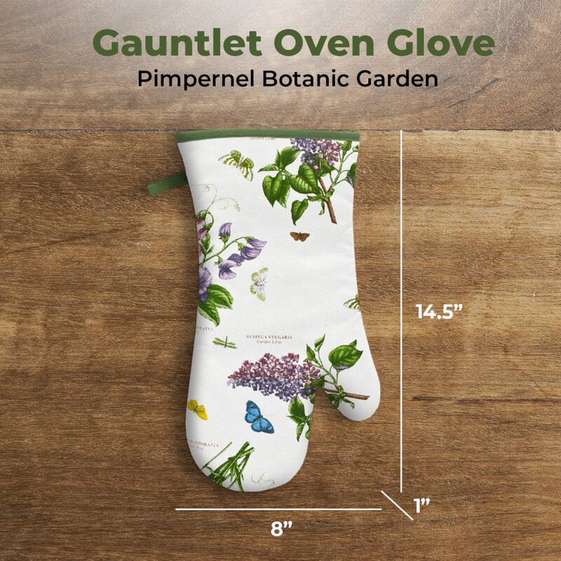 Pimpernel Botanic Garden Collection Oven Glove - 14.5" x 8"