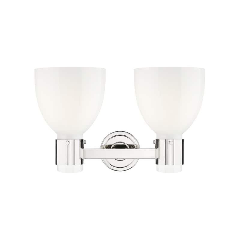 Innovations Lighting Downtown Urban - Lawton Bell - 2 Light 16" Wall-Mounted Bath Vanity Light