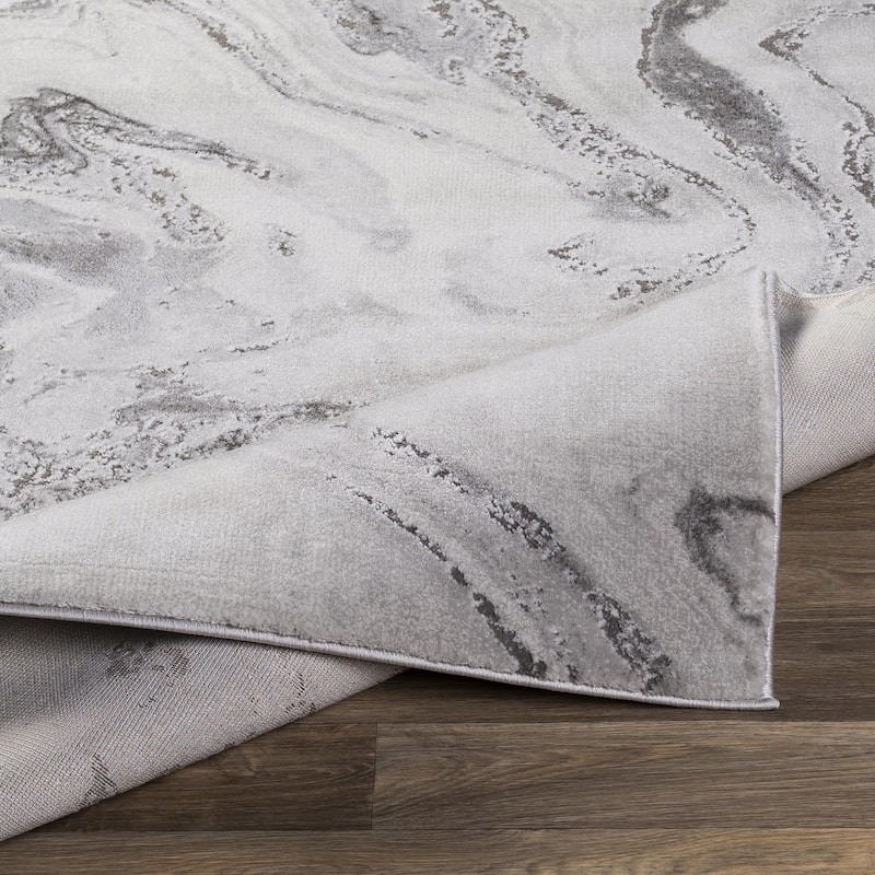 Livabliss Tibetan Modern Swirl Area Rug