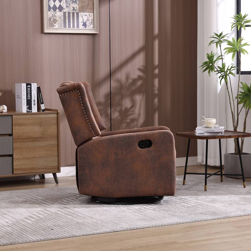 360 Degree Swivel Nursery Rocking Recliner Chair
