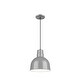 preview thumbnail 13 of 15, Millennium Lighting R Series 10" Cord Hung Indoor/Outdoor Deep Bowl Shade Gray