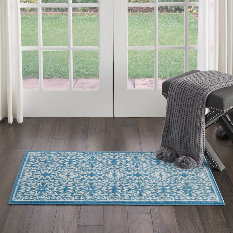 Nourison Jubilant Floral Medallion Area Rug