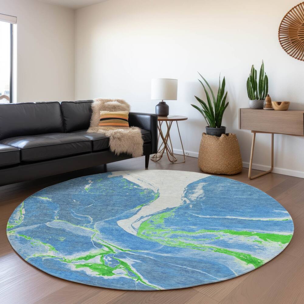 Premium Washable Super Soft Abstract Skylar Mayfield Rug