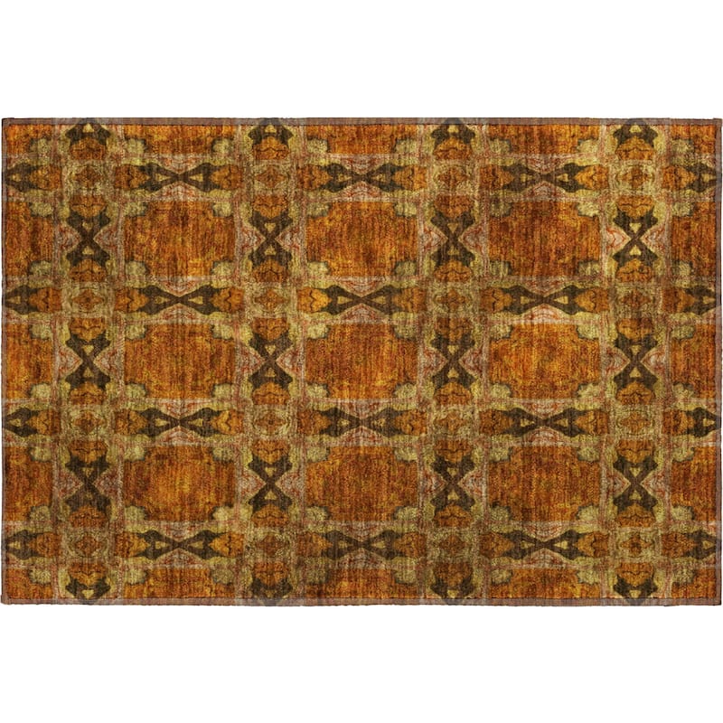Premium Washable Super Soft Boho Medallions Mayfield Rug