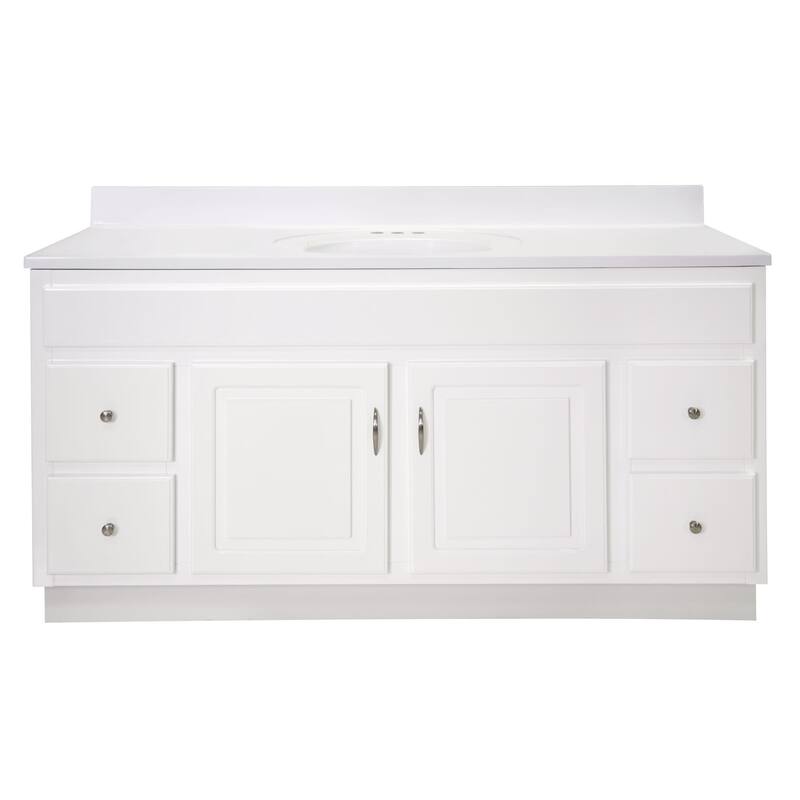 Design House 586446 Concord 60" Free Standing Single Basin Vanity Set