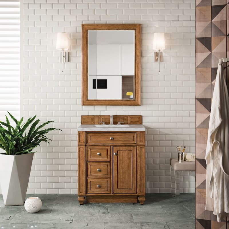 James Martin Vanities 157-V30-3VSL Bristol 30" Single Basin Walnut