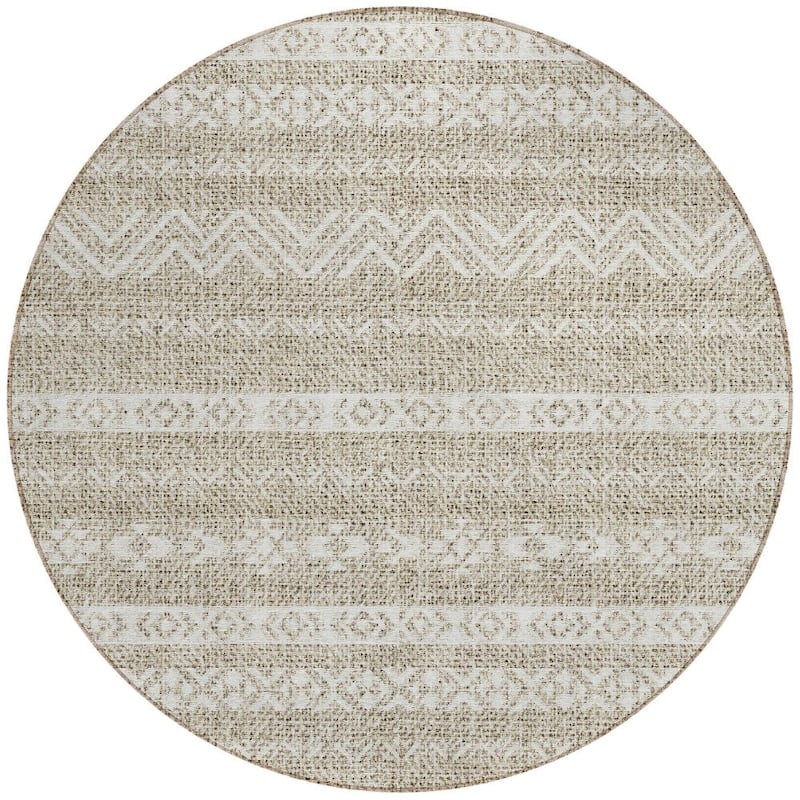 HomeRoots Southwestern Transitional Rectangle Outdoor Rug