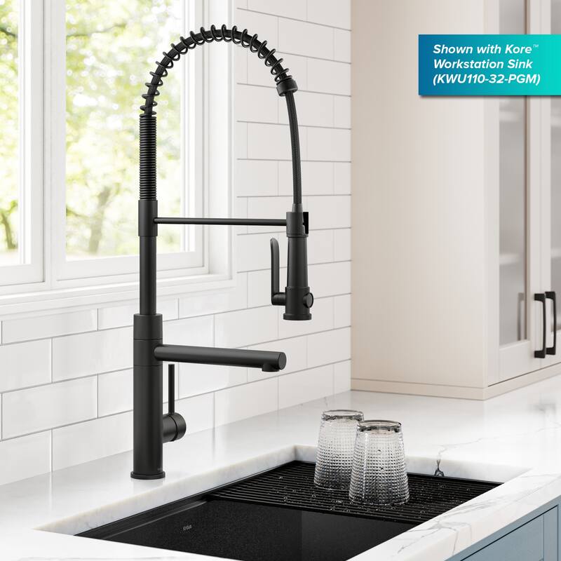 Kraus Artec 2-Function Commercial Pulldown Pot Filler Kitchen Faucet