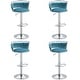 preview thumbnail 157 of 155, Velvet Upholstered Adjustable Bar Stool Swivel Counter Chair Set of 2