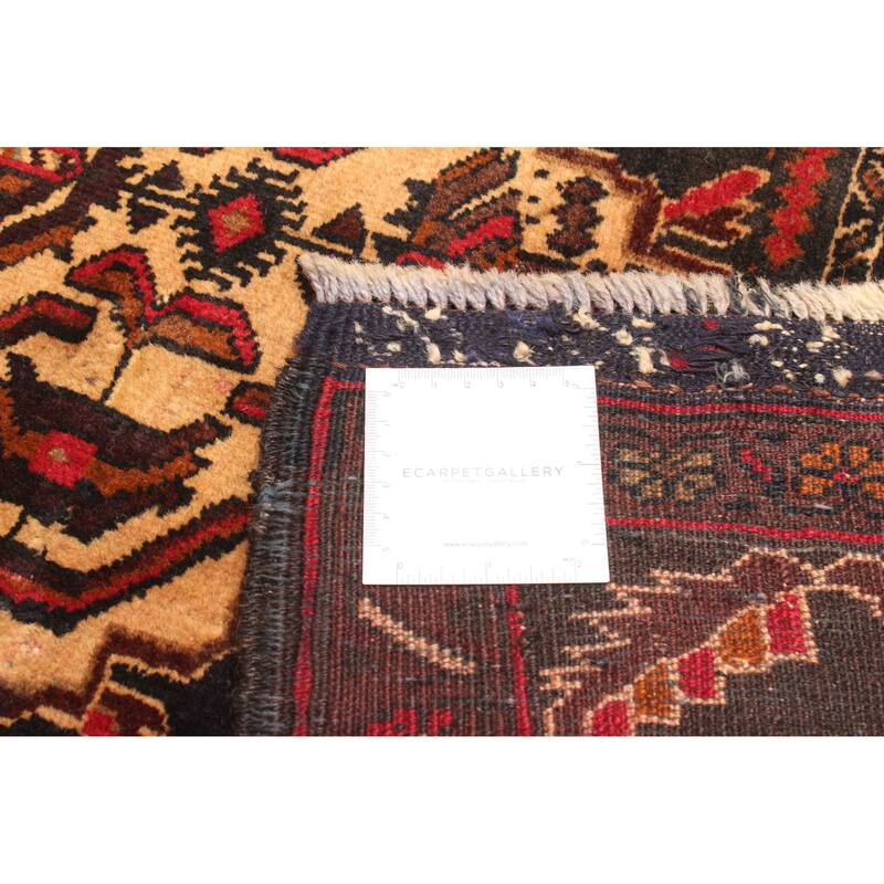 ECARPETGALLERY Hand-knotted Teimani Black Wool Rug - 2'10 x 4'8