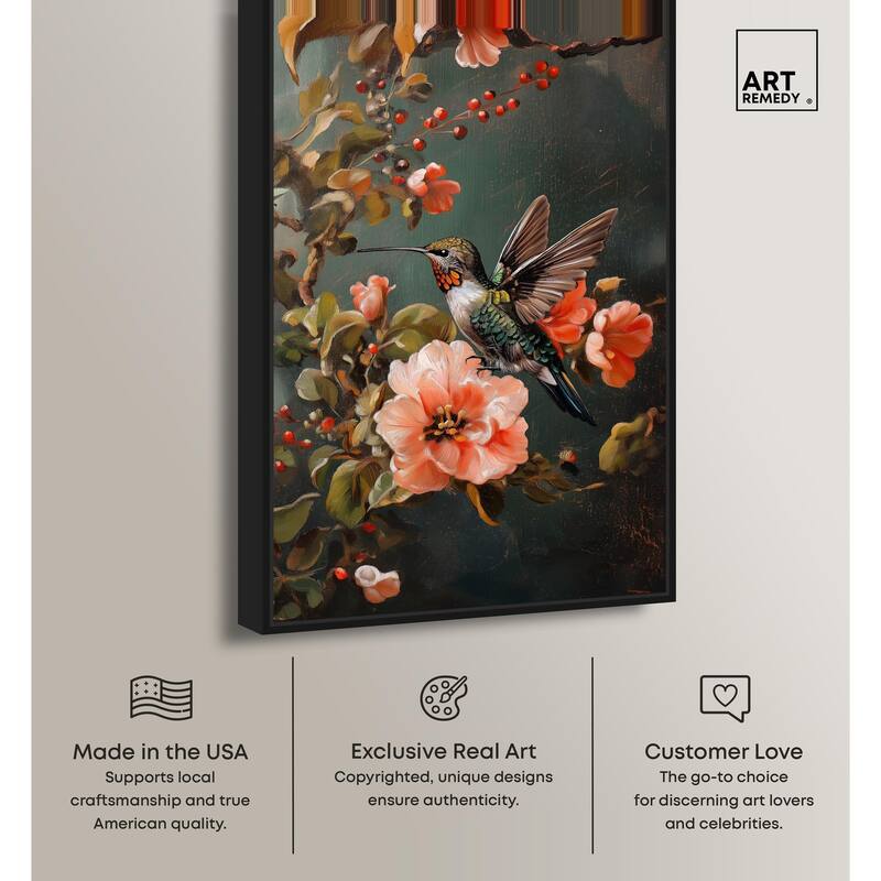 Whirring Wings I Canvas by Art Remedy