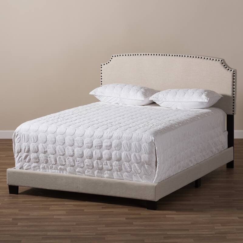 Contemporary Fabric Bed by Baxton Studio