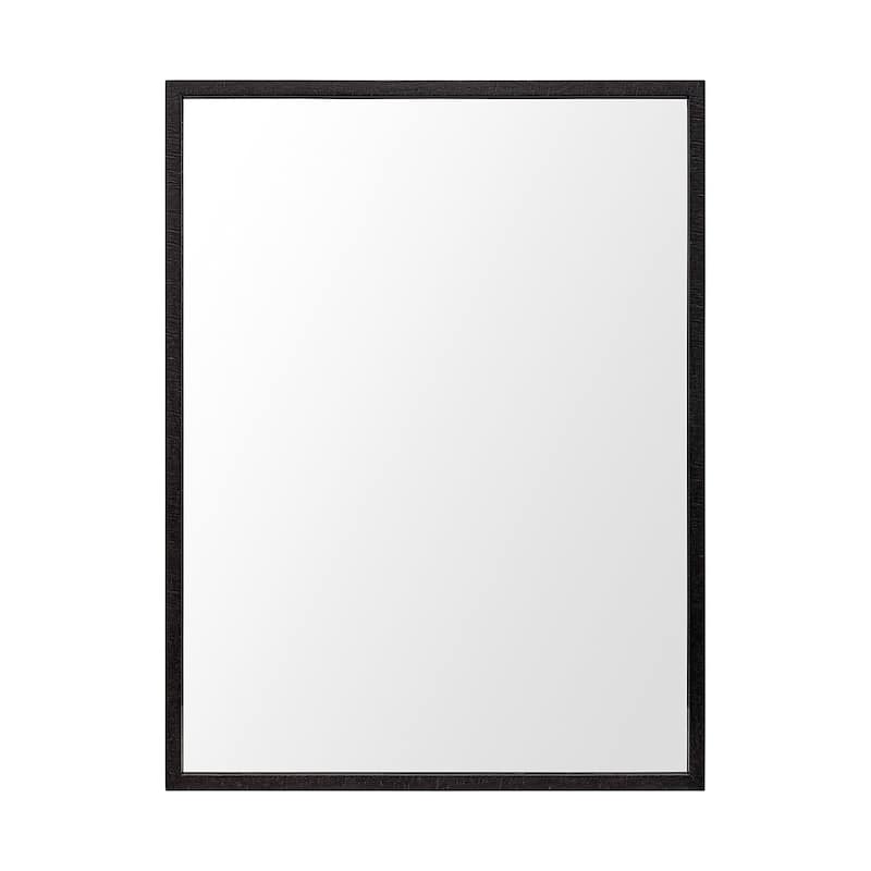 HomeRoots 42" Espresso Framed Bathroom Vanity Mirror - 31.50 in. x 41.50 in. x 1.75 in.