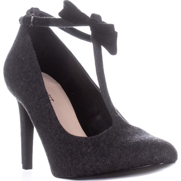 dark gray pumps