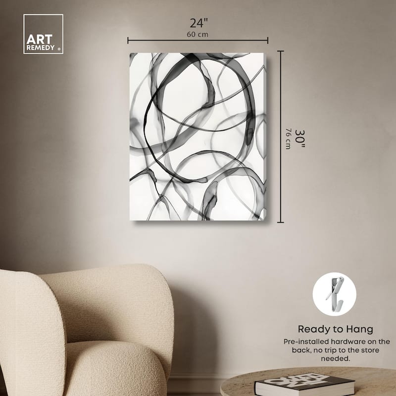 Dynamic Interplay II Canvas by Art Remedy, Gallery Wrapped