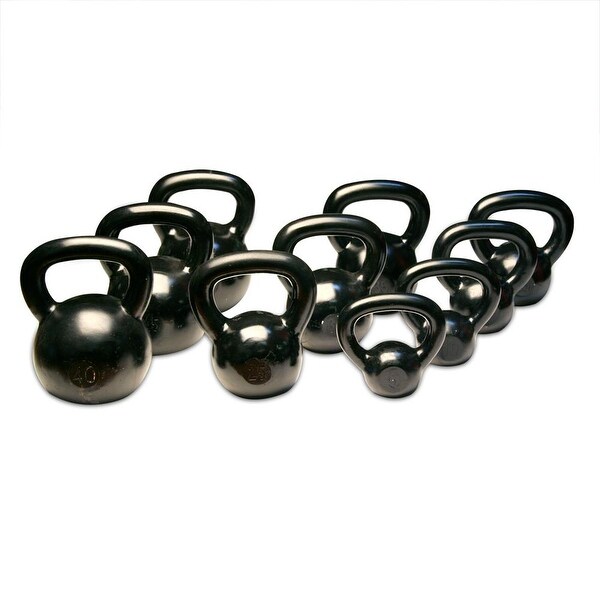 Body Solid Kettlebells 5 50 Lb Set 10 pc 5 lb increment Bed