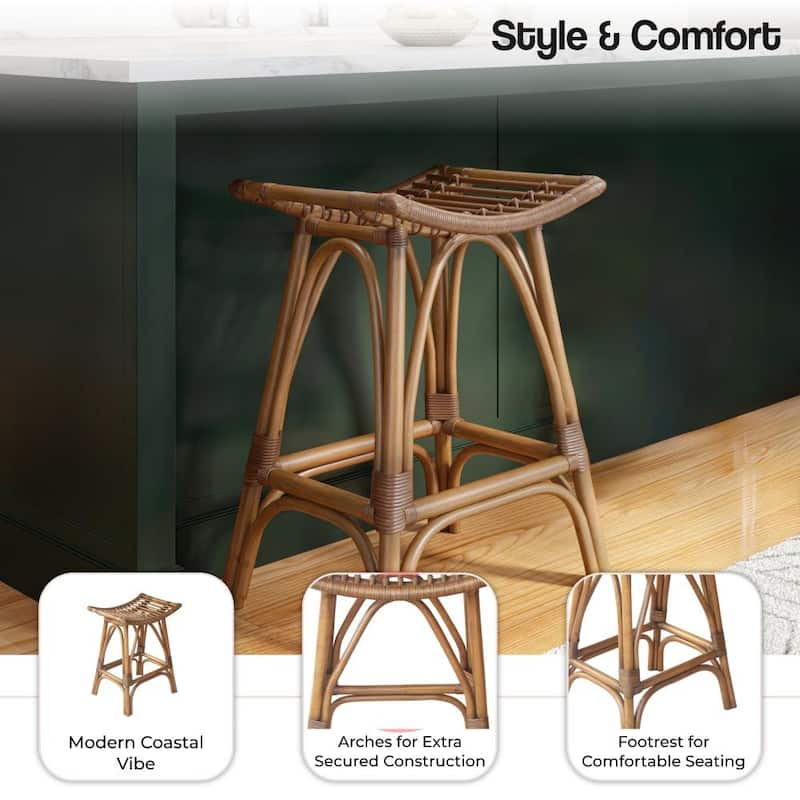 NPD Furniture Imari Rattan Counter Stool
