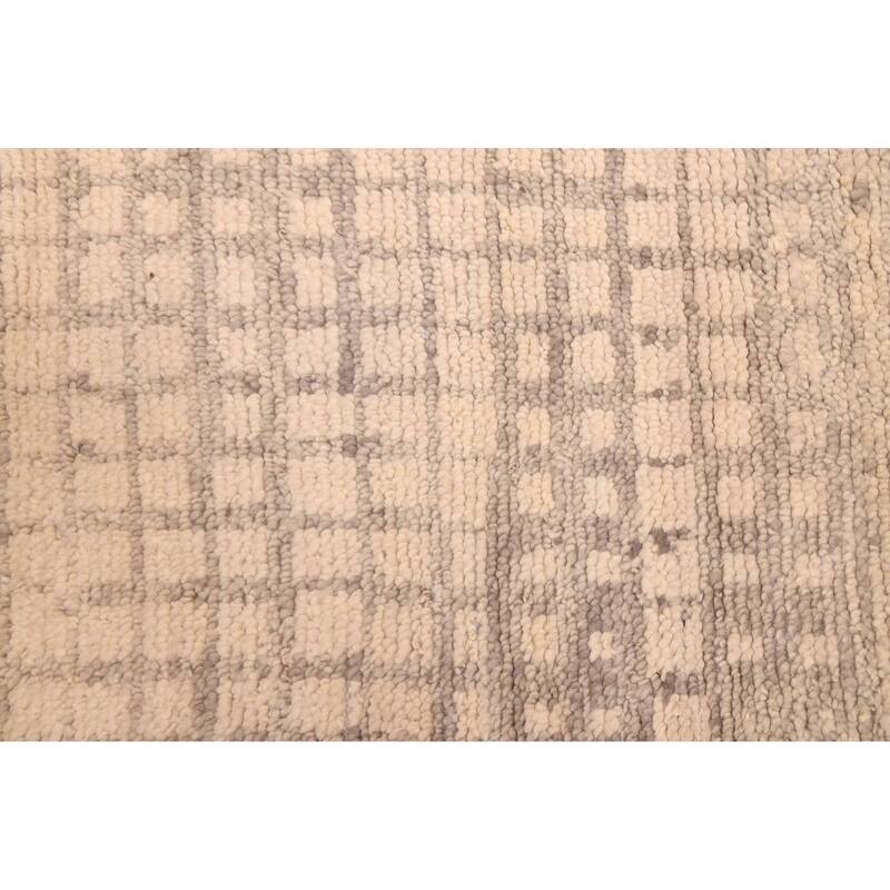 ECARPETGALLERY Hand-knotted Tangier Ivory Wool Rug - 5'7 x 8'2