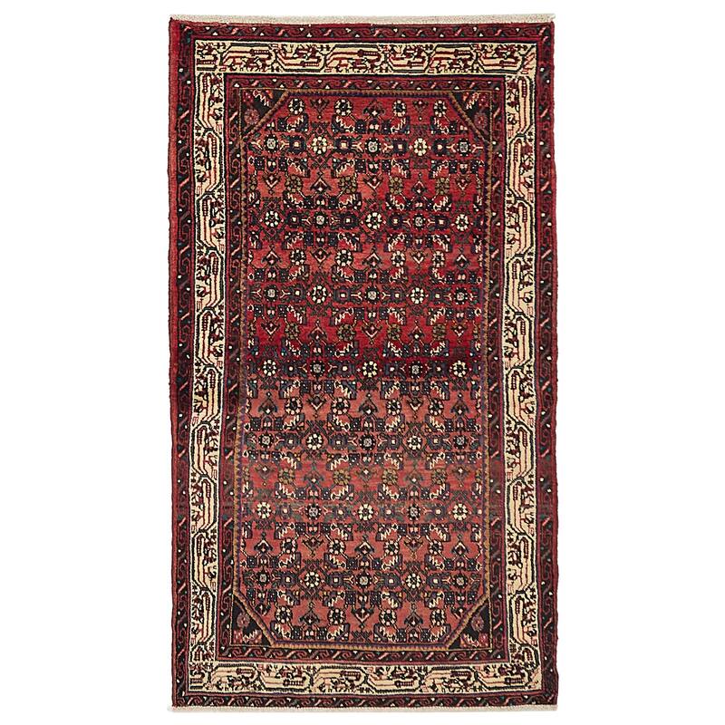 ECARPETGALLERY Hand-knotted Andelz Red Wool Rug - 3'6 x 6'6