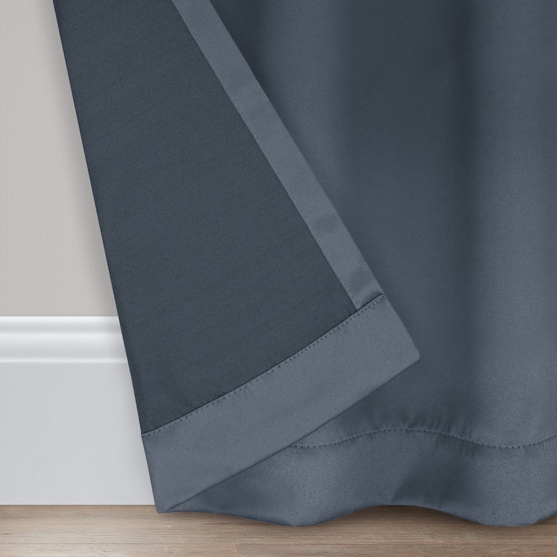 Eclipse Solid Thermapanel Room Darkening Rod Pocket Curtain Panel
