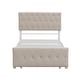 preview thumbnail 10 of 11, Twin Size Storage Bed Metal Platform Bed With A Big Drawer - Beige - 77.9"L X 42.2"W X (40.2 or 44.2)"H