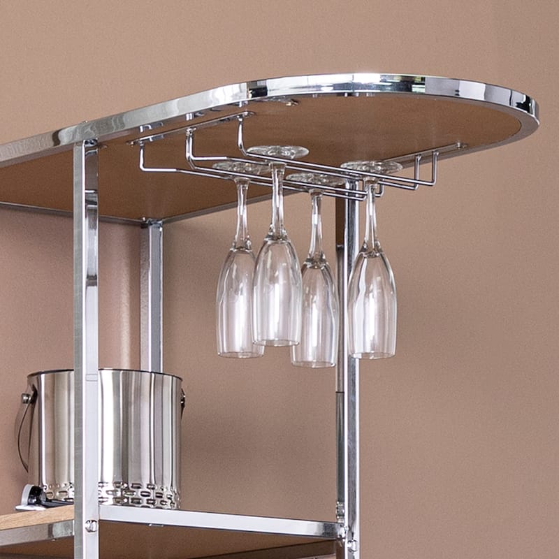 SEI Furniture Northside Serving Table w/ Bar Storage