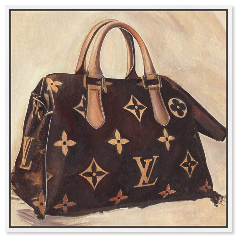 Doll Memories Majestic Monogram Canvas by Art Remedy - White - 16" x 16"