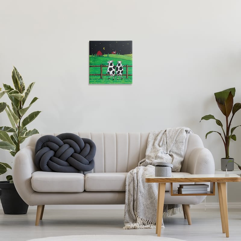 Stupell Girls Night Out Cows Canvas Wall Art Design By Roger Straub