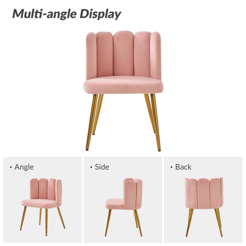 Anjela Side Chair with Tufted Back Set of 2