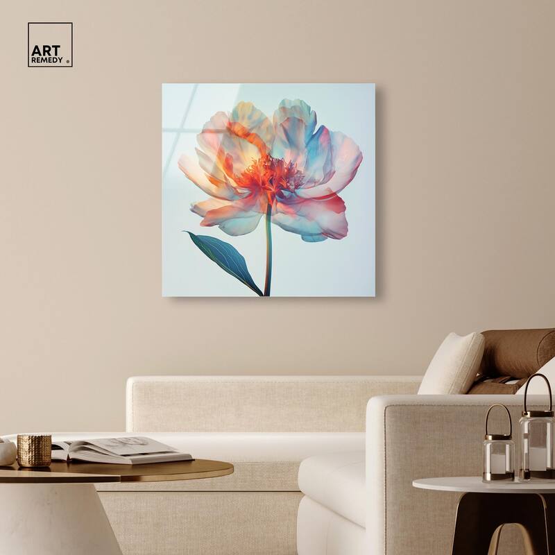 Peony Phases Acrylic by Art Remedy, Ready to Hang
