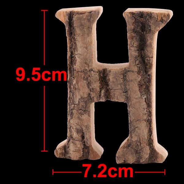 Shop Family Street Wood H Shaped Retro Style Door Plate Letter