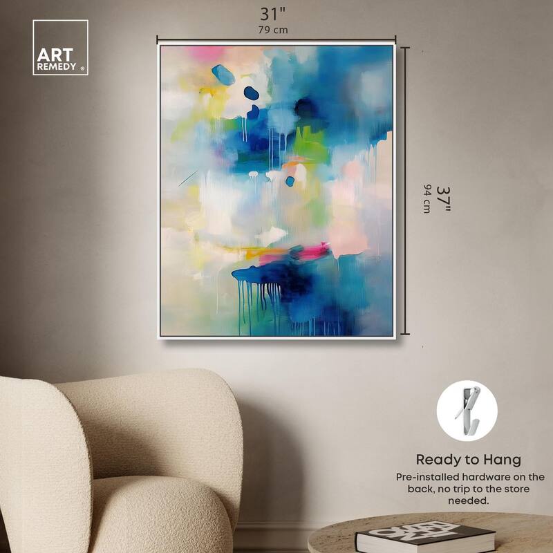 Prismatic Weeps Color I Canvas by Art Remedy