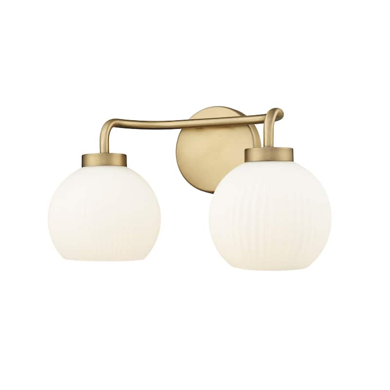 Millennium Lighting 22402 Oprah 2 Light 15" Wide Vanity Light - Vintage Brass