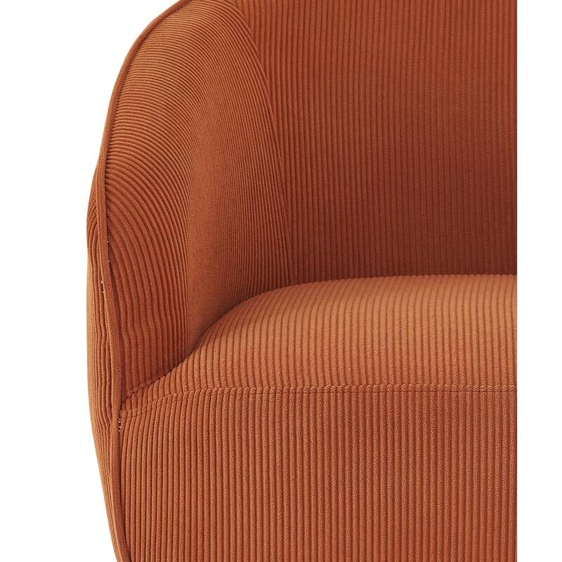 Modern Corduroy Channel Living Room Chair