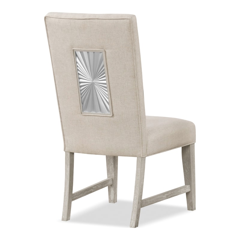 Furniture of America Juniper Light Grey Solid Wood Side Chair (Set of 2)
