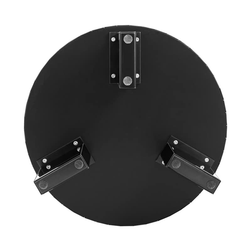 Round Glass Tray Top Coffee Table