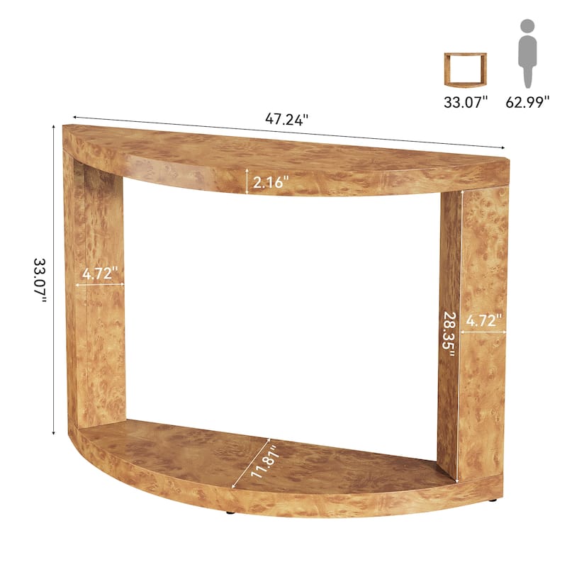 2 Tier Console Table for Living Room
