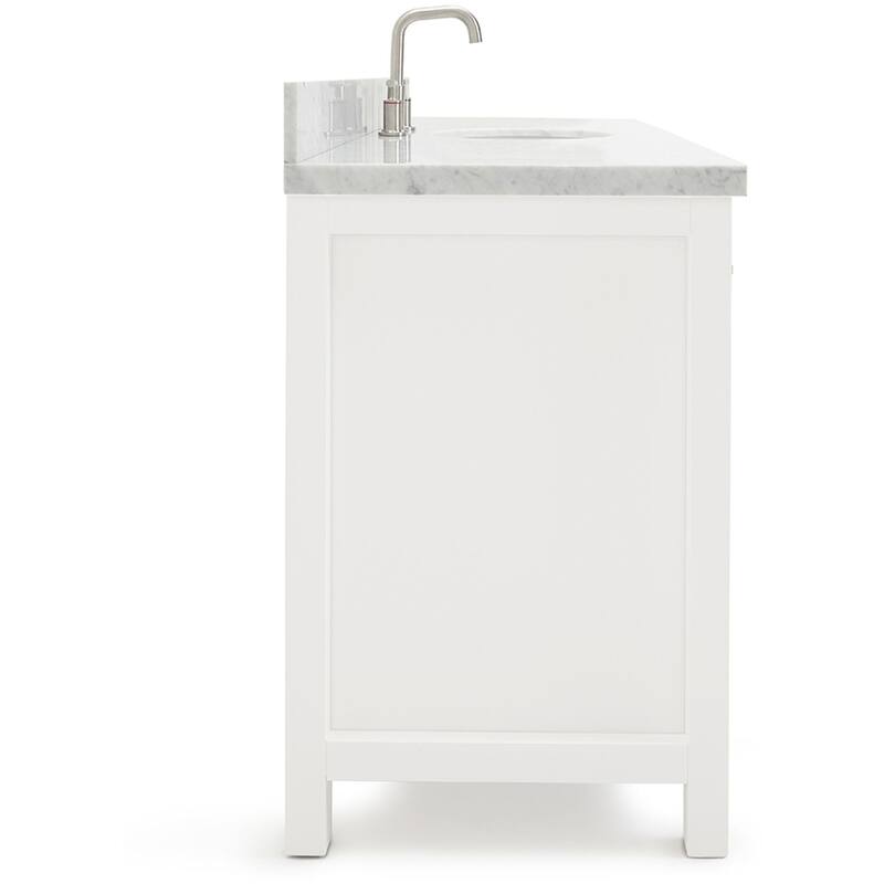 Ariel H061SCWOVO Bristol 61" Free Standing Single Oval Basin Vanity