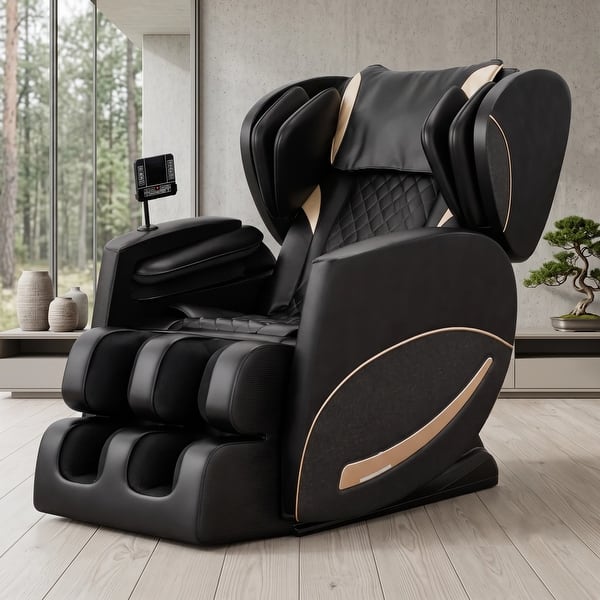 slide 2 of 10, Full Body Massage Chair with Zero Gravity Heat Bluetooth and Phone Holder