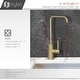 preview thumbnail 27 of 32, STYLISH Kitchen Sink Drinking Water Tap Faucet in Stainless Steel - Faucet Height: 10 1/2" | Spout Height: 9"
