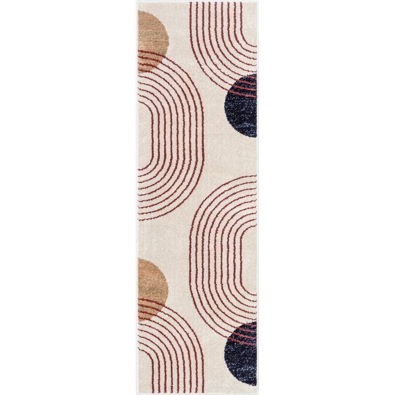 Well Woven Omaha Laslow Modern Geometric Soft Plush Rug