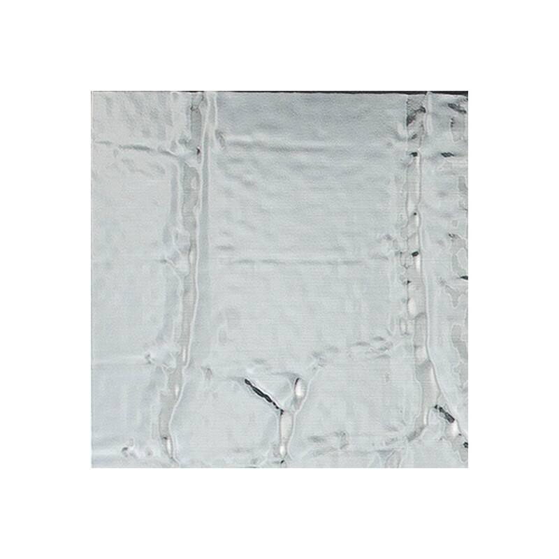 FASÄDE Cayman 4-foot x 8-foot PVC Wall Panel in Brushed Aluminum - Silver - Sample