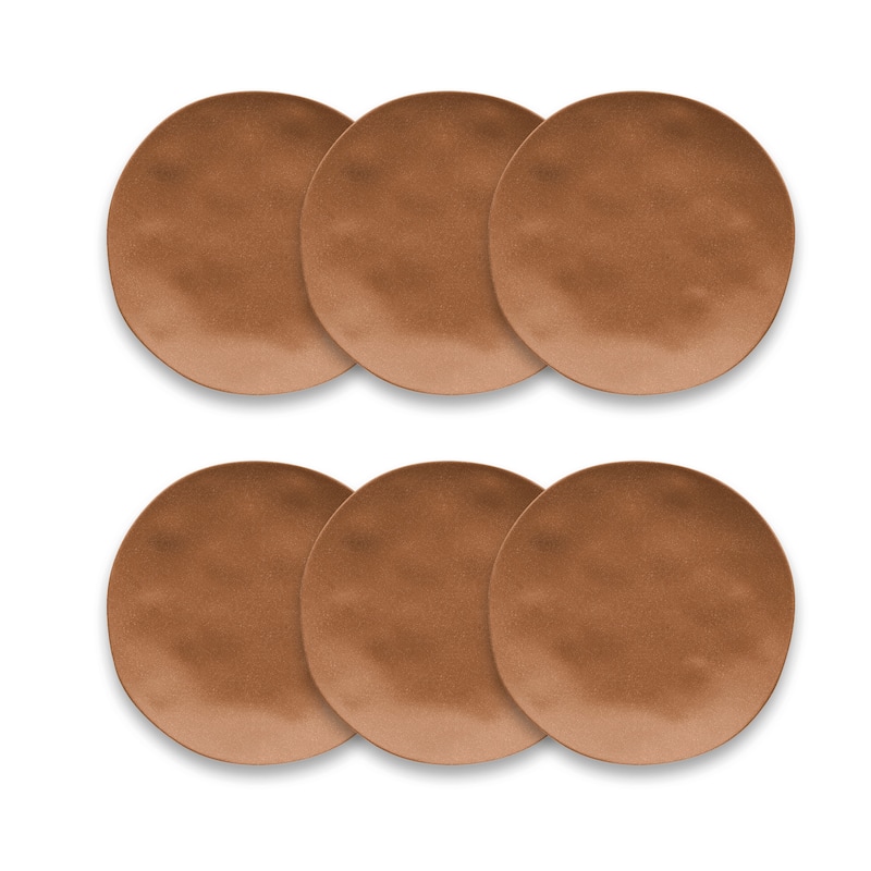 Abode Homewares Planta Salad Plate - Matte Terracotta - 8.5" - Set of 6 - 6 Piece