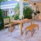 Option Natural Teak/Tan Woven Polyrope