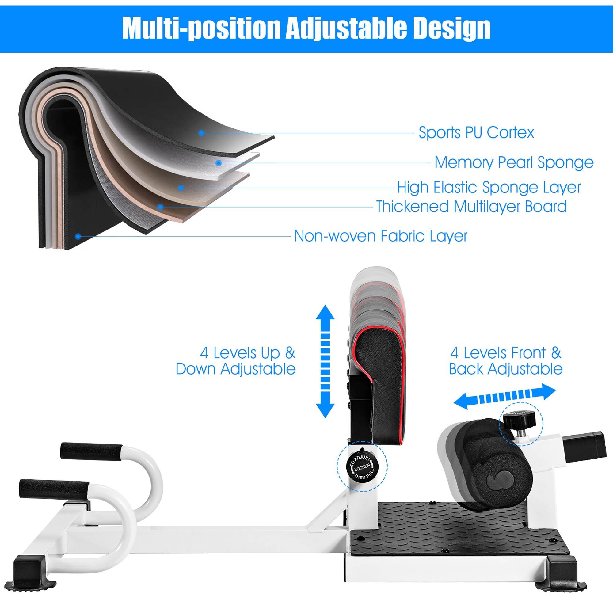 Goplus squat sales machine