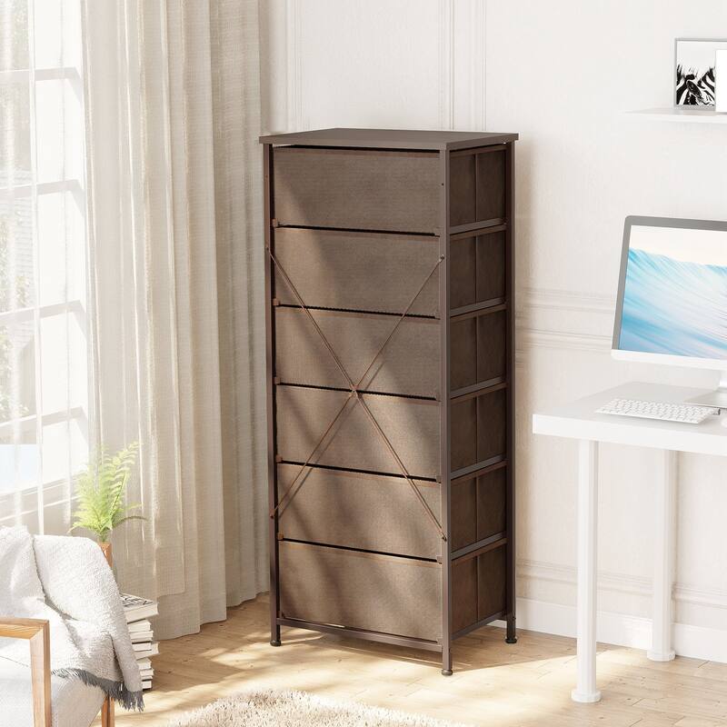 Pellebant 6 Drawers Vertical Storage Tower