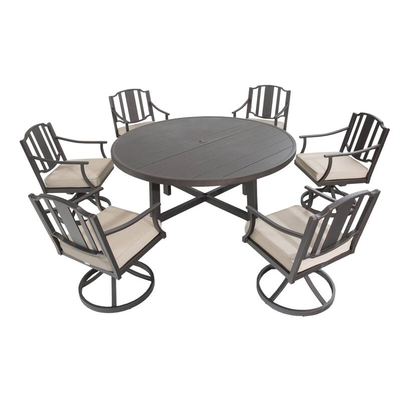 Patio Dining Set, 7 Pieces Outdoor Furniture Set