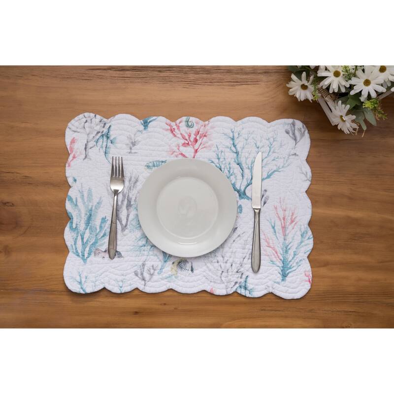 St.Vincent Quilted Placemat Set 6